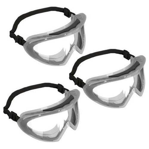 Óculos Segurança Ampla Visão Incolor Spider 3 Unidades