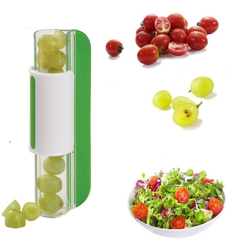 Color Aleatorio 1pc Tomate Slicer Uva Rebanadora Frutas Verd