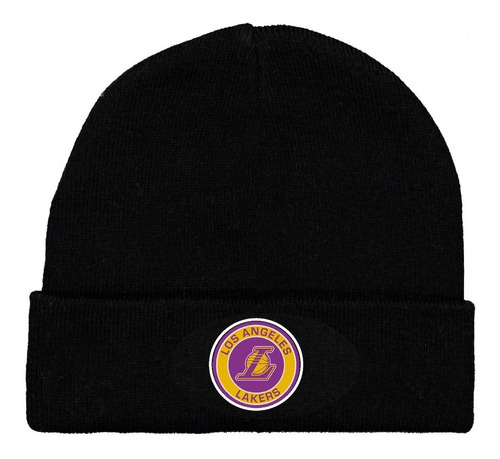 Gorro Lana Beanie Pasamontañas Negro Los Angeles Lakers Phr