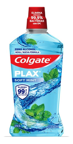 Enjuague Colgate Plax Soft Mint Frasco X - mL a $33
