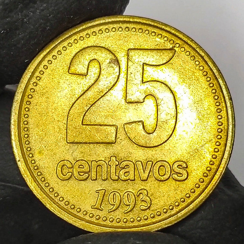 Argentina 25 Centavos 1993 Moneda Antigua