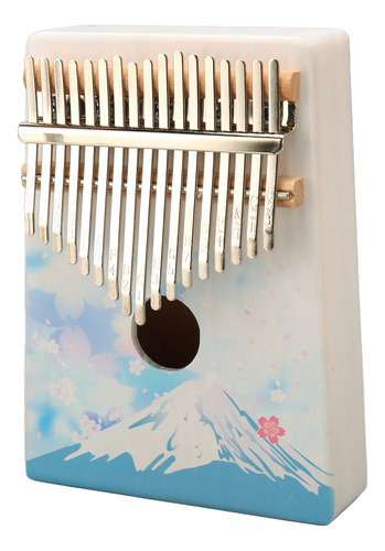 Piano De Dedo Portátil Kalimba, 17 Teclas, Barras De Acero A