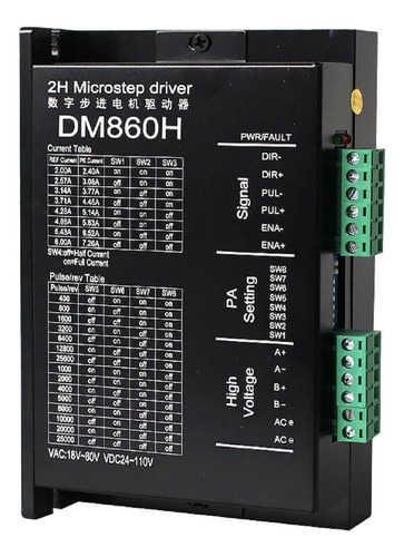 Driver Controlador Microstepper Motor Paso A Paso Dm860 7.2a