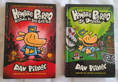 Dos Libros De La Saga Hombre Perro - Original