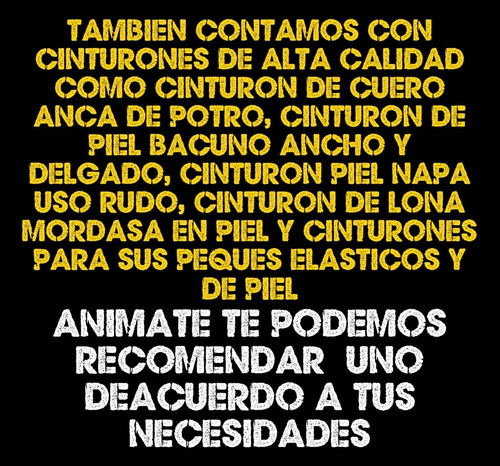 Imagen 10 de 10 de Cinturon De Vestir Piel Recuperado Varios Colores
