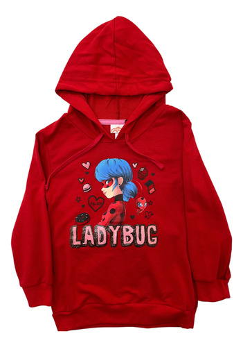 Sudadera Ladybug Para Niñas I Miraculous