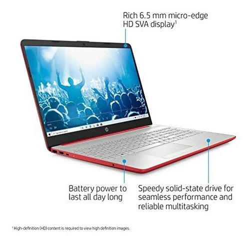 Laptop HP Pavilion 15.6'' Intel Quad-core 16GB 1TB -rojo
