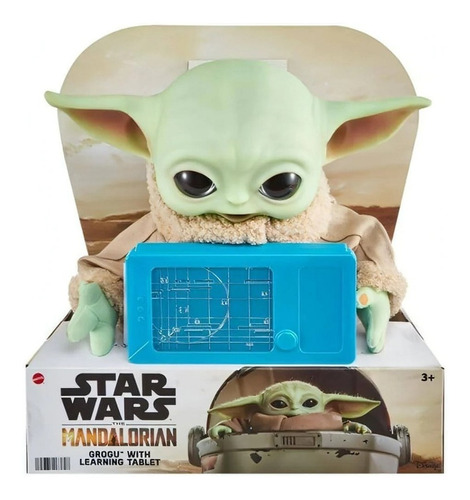 Star Wars The Mandalorian Baby Yoda Tablet Aprendizaje 28 Cm