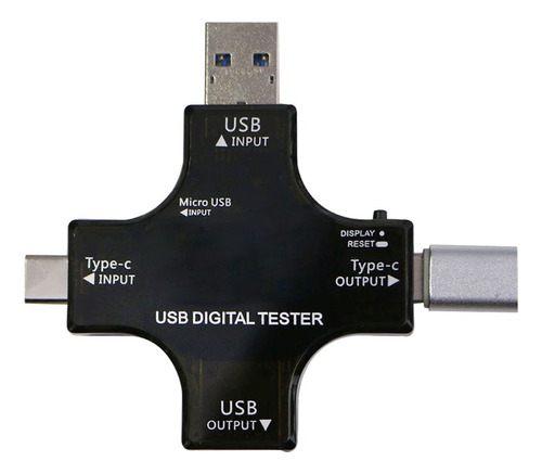 Usb-c Comprobador De Potencia Usb Tester Multímetro Digital
