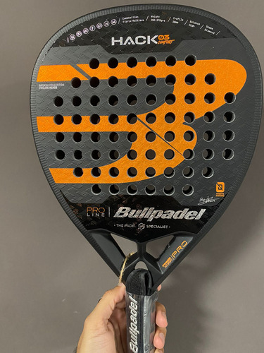 Bullpadel Hack 03 Comfort 2024 Raqueta Padel Negra Negro