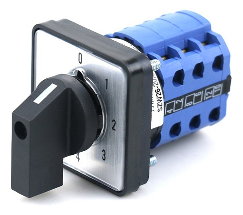 Selector 7 Posiciones 0-6 20amp Uso Industria 12 Terminales