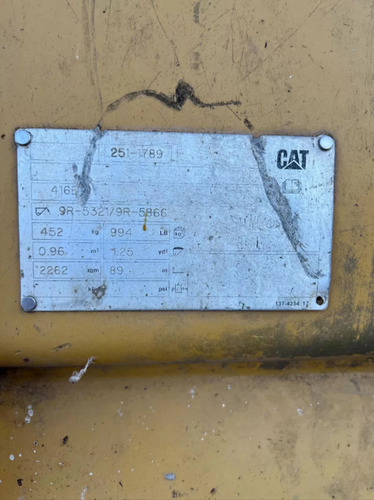 Retroexcavadora Caterpillar 416e 4x4 Turbo Año 2008