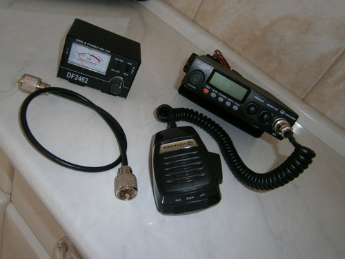 Radio Am/fm 400 Canais Vr-78 Plus Multi + Wattimetro + Cabo (Usado)