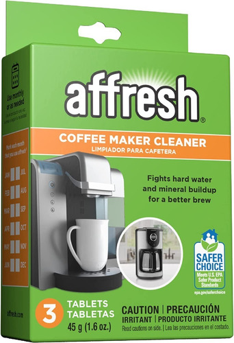 Limpiadora Para Cafetera Affresh 3 Pastillas