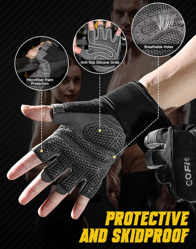 Guantes Antideslizantes Transpirables Para Levantamiento De