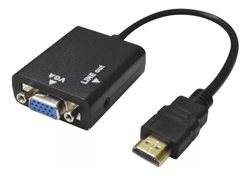 Convertidor Adaptador Hdmi Macho A Vga Hembra 