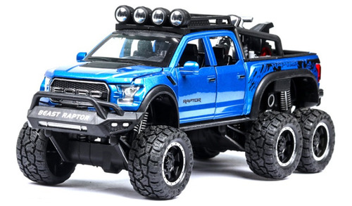 Ford Raptor F150 Versión Modificada Coches De Metal En