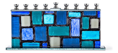 Ner Mitzvah Menor De Cristal De Hanukkah  Pared Occidental A