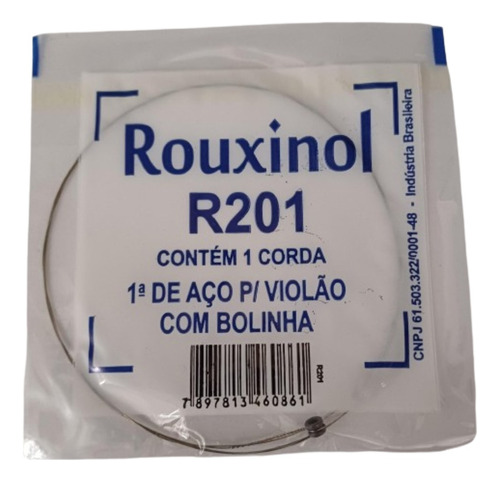 12 Cordas Avulsas Rouxinol 1 Aço R201 011
