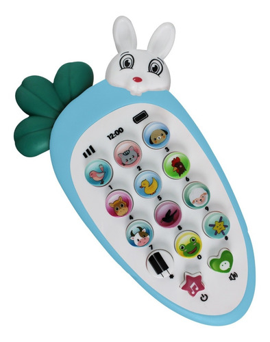 Imagen 1 de 10 de Telefono Didactico Musical Mordedera Para Bebe Juguete A-318
