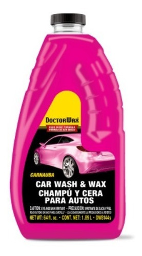 Shampoo Para Autos Cera Carnauba 1.89 L