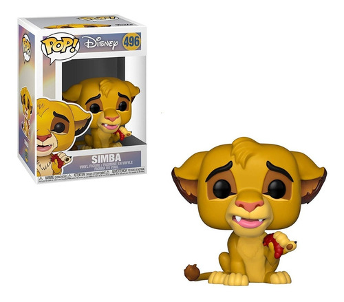 Funko Pop Disney El Rey Leon Simba With Grub