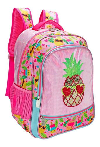 Mochila Primaria Iridiscente Wilys Kids Modelo: Wt312