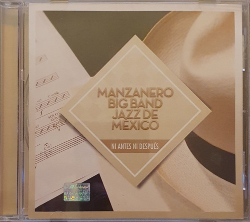 Cd Manzanero Big Band Jazz De Mexico - Ni Antes Ni Despues