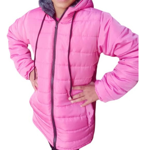 Chaqueta Acolchada Rosado Barbie