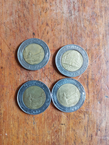 Liras Italianas De Colección De Los Años 1986_1988/1989/1976