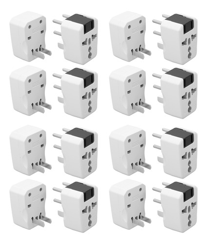 Adaptador Y Convertidor De 4 Piezas Plug Us Eu Au Uk Travel