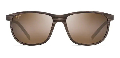 Imagen 1 de 3 de Lentes De Sol Maui Jim Dragons Teeth Marron/ Bronce H811-25c