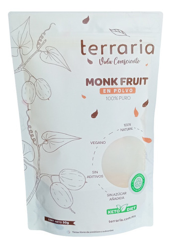 Monk Fruit 100% Puro En Polvo 50g