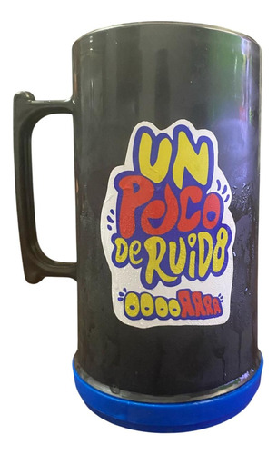 Vaso Termico 1 Litro Con Gel Refrigerante - Un Poco De Ruido Negro Negro