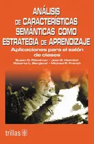 Comprar Libro Análisis De Características Semánticas Como Estrategia