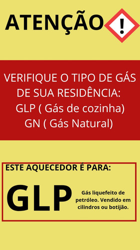 Aquecedor Rinnai Digital E17 A Gás Glp 17l Com Timer