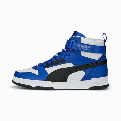 Tenis Puma Rbd Game Bota Retro Blanco Con Azul Hombre P