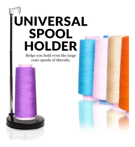 Soporte Ajustable Para Carrete De Hilo De Bordado Y Costura
