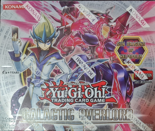 Yugioh Galactic Overlord Booster Box Display Inglés