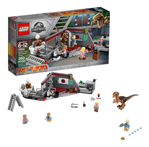 Lego Jurassic World Jurassic Park Velociraptor Chase 75932