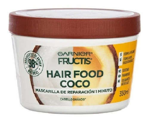 Mascarilla De Reparación Garnier Hair Food Coco (1 Unid)