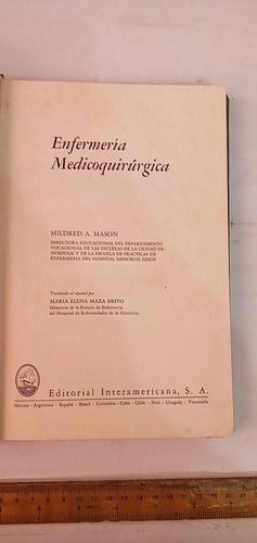 Enfermería Médico Quirúrgica Mildred A. Mason (Usado)