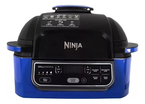 Parrilla Inteligente Ninja Ig302qbl 5 En 1 Azul           