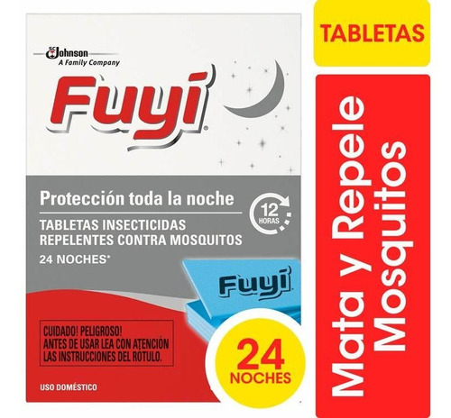 Tableta  Mosq 24 Un Fuyi Aparatos-tabletas P/mosq.
