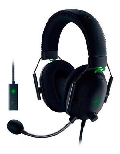 Audifono Gamer Razer Blackshark V2 + Tarjeta Usb Jack 3.5mm