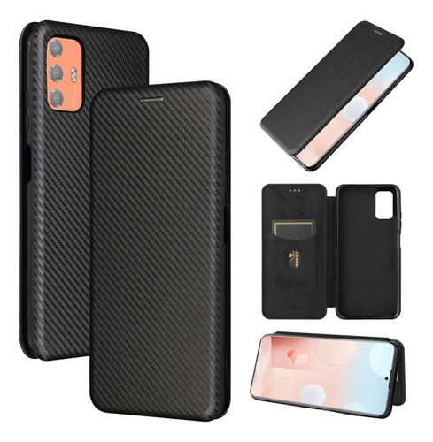 For Htc Desire 21 Pro Carbon Fiber Tpu + Pc + Pu Case