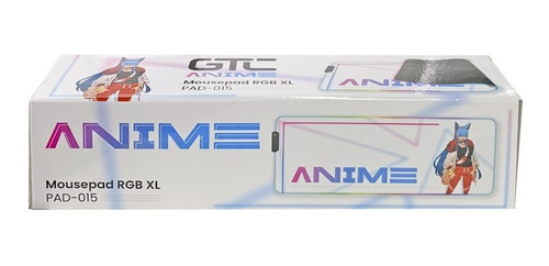 Imagen 2 de 2 de Mousepad Rgb Xl Pad-015 Con Luz