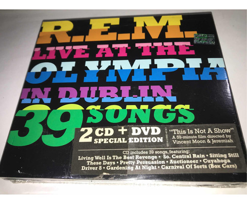 Rem Live At The Olimpia In Dublín 2cd + Dvd Nuevos Cerrado