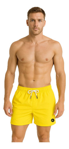 Traje De Baño Para Hombre Ocean Slave Liso Stretch