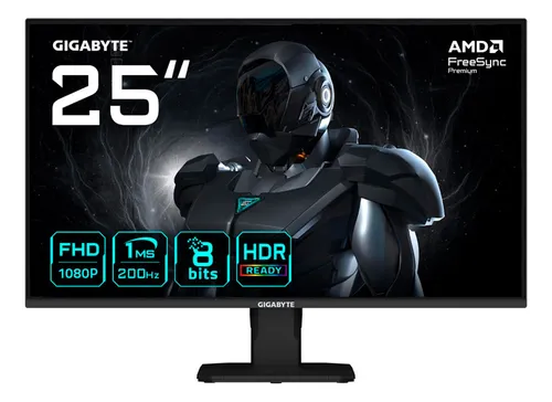 Monitor Gamer Gigabyte 25 Fhd, 200 Hz, 1ms, Ips Ss Gs25f2